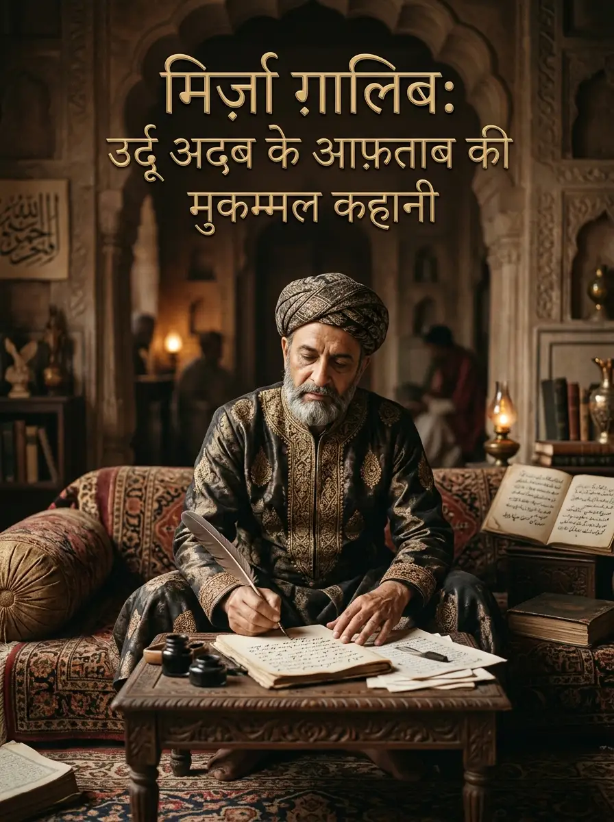 Mirza Ghalib biography Hindi - Khoobsurat Andaaz